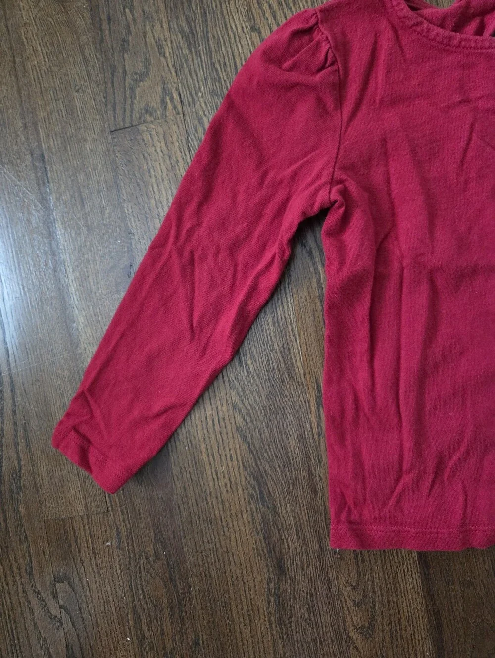 BabyGap Girls 5T Red Bow Long-Sleeve Tee